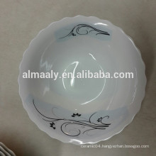 customized cut-edge porcelain bowl for food or soup